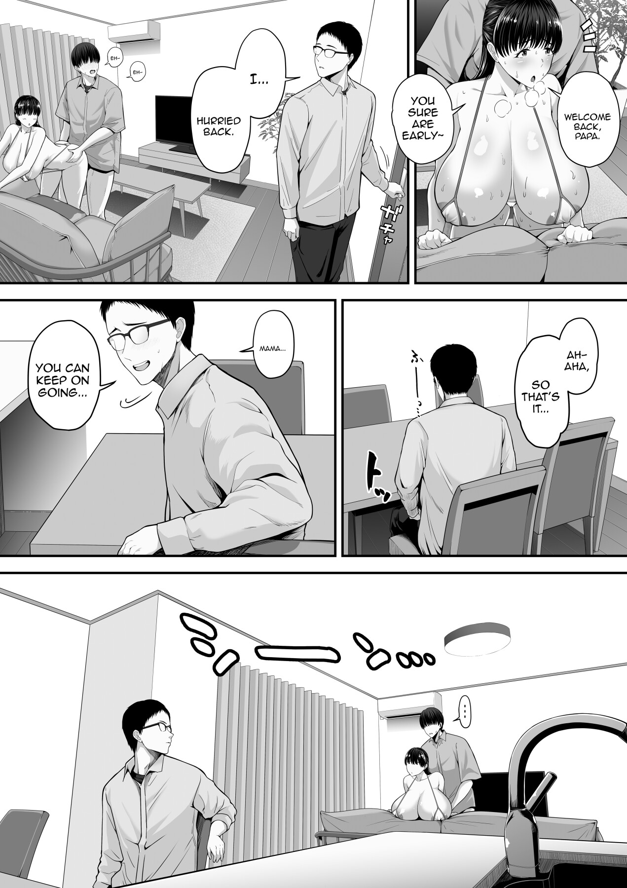 Hentai Manga Comic-Story About A Mother Who Cums Like Crazy With Stranger's Dicks With Her Husband's Permission-Read-14